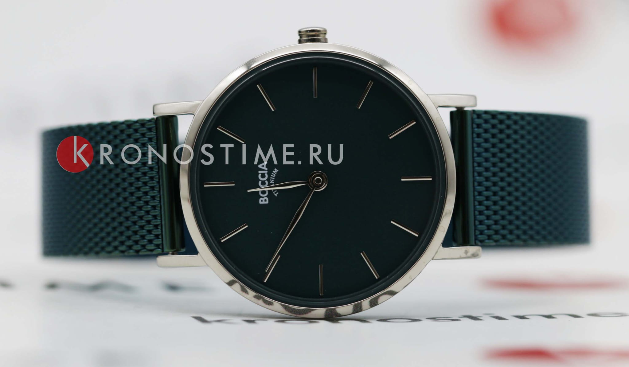 Boccia Titanium 3281-10 женские часы застежка крупным планом